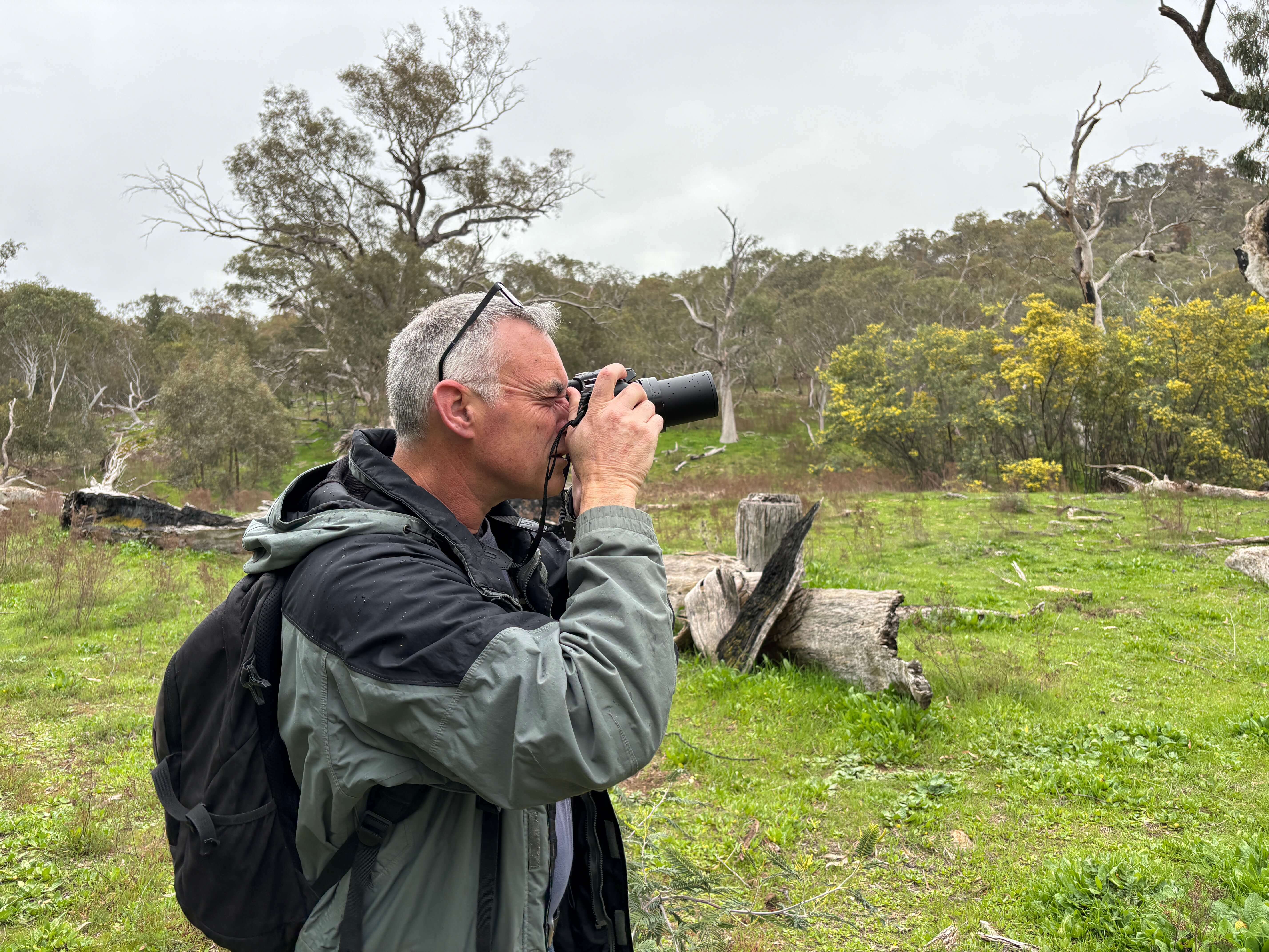 Photographer capturing local nature