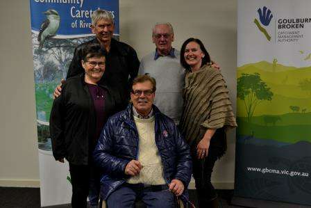 Left to Right, Back to Front:  Russell Pell, Earle Phillips, Jenny Phillips, Jo Dooland Glenn Thompson