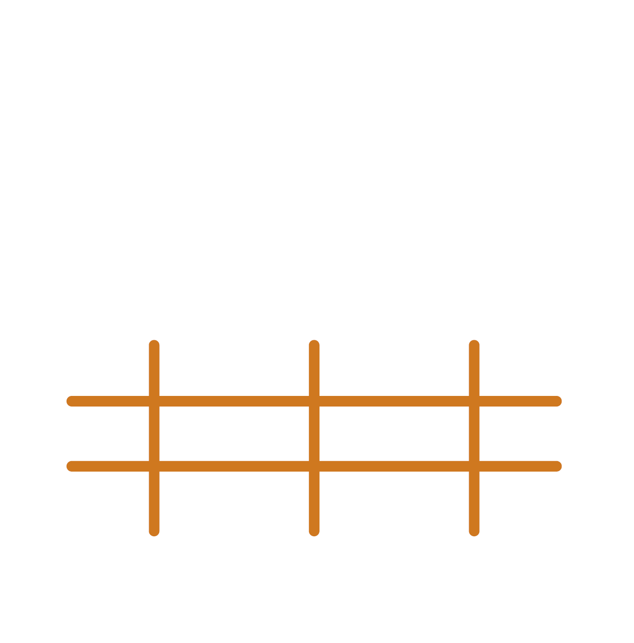Icon showing a fence